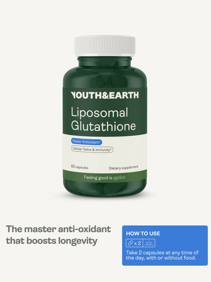 Liposomal Glutathione – 375mg, 60 Capsules