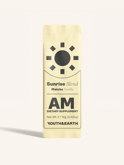 AM: Sunrise Blend, Vanilla Matcha youthandearth 