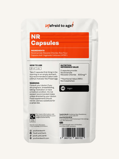NR Delayed Release Capsules – 300mg x 60 Capsules Youth & Earth 